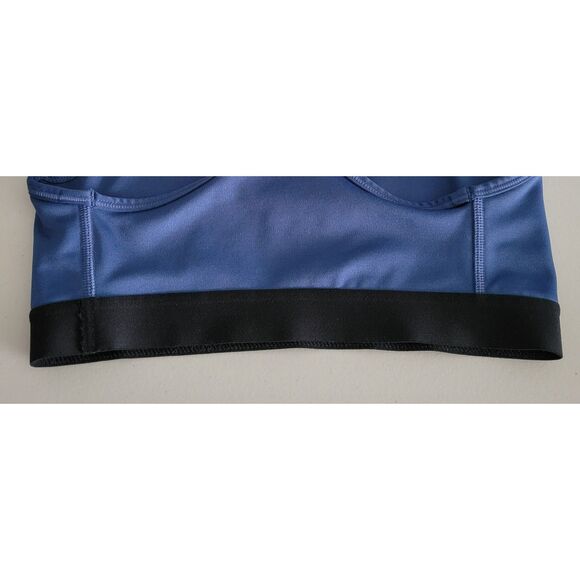 Nike Dri-Fit Women's S Athletic Wireless Unpadded Sports Bra Blue Pre-Owned‎ - Picture 9 of 12